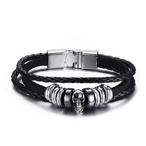 Infinity Men Bracelet Genuine Leather Black Hand Chain Friendship Brazelt Women Fashion 2018 Pulseira Masculina Dropshipping - Bracelets