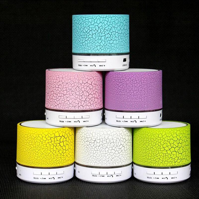 A9 LED Bluetooth Speaker Mini Speakers Hands Free Portable Wireless Speaker With TF Card Mic USB Audio Music Player - DRE's Electronics and Fine Jewelry