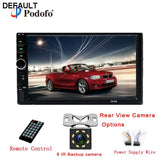 7018B Autoradio 2 Din Car Radio 7" HD Touch Screen Audio Stereo Bluetooth Video MP5 Multimedia Player Support Rear View Camera - DRE's Electronics and Fine Jewelry: Online Shopping Mall