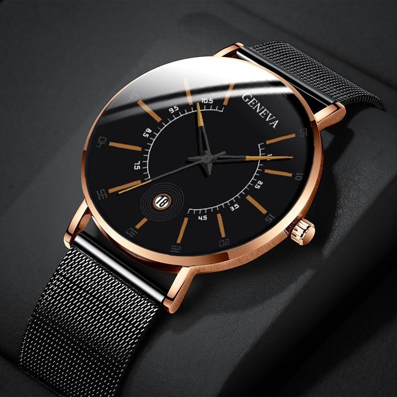 Ultra Thin Steel Mesh Watch