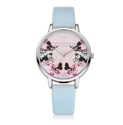 Flower Butterfly Ladies Bracelet Watch - DRE's Electronics and Fine Jewelry