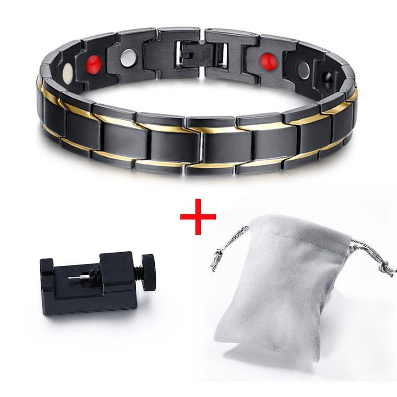 Vnox Trendy Magnet Bracelet Bangle for Women Men