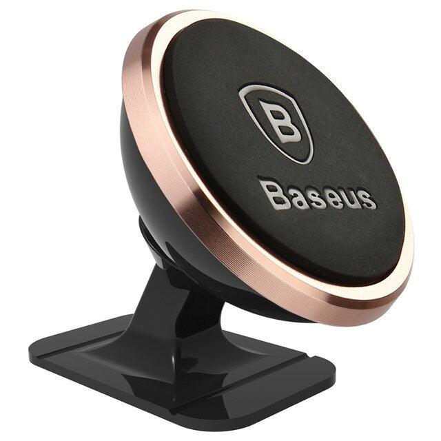 Baseus Universal Car Phone Holder 360 Degree GPS Magnetic Mobile Phone Holder For iPhone X magnet phone Holder stand in car - DRE's Electronics and Fine Jewelry