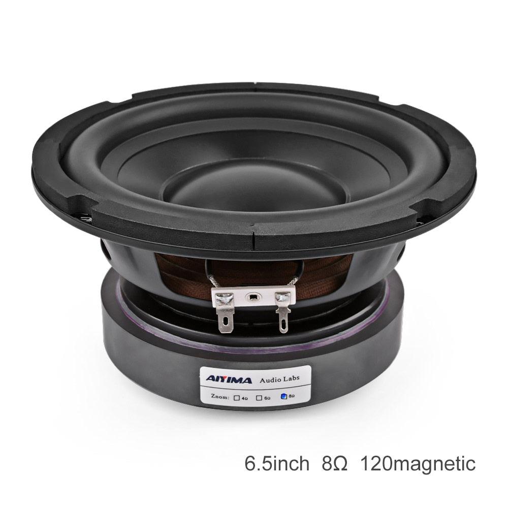 AIYIMA 6.5 Inch Subwoofer Speakers Home Theater Car Audio High Power 4 8 Ohm 100W Hifi Fever Woofer Loudspeaker For Sound System - DRE's Electronics and Fine Jewelry