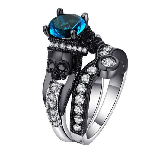 Skull Ring Set Halloween Party Jewelry - DRE's Electronics and Fine Jewelry