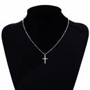 Vienkim Summer Gold Chain Cross Necklace Small Gold Cross Religious Jewelry Women's necklace - DRE's Electronics and Fine Jewelry