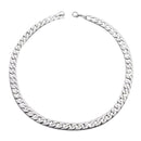 Titanium steel stainless steel wide flat Necklace - DRE's Electronics and Fine Jewelry