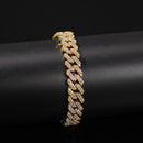 Gold-plated full diamond alloy hip-hop necklace - DRE's Electronics and Fine Jewelry