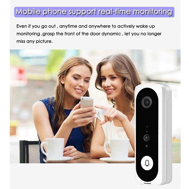 V20 Smart WiFi Video Doorbell Camera Visual Intercom with Chime Night Vision IP Door Bell Wireless Home Security Camera - DRE's Electronics and Fine Jewelry