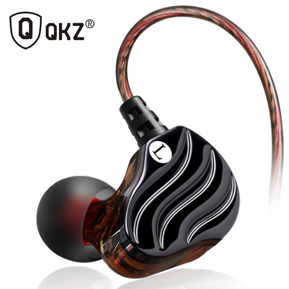 Earphones QKZ KD4 fone de ouvido Mini Dual Driver Original hybrid dual dynamic driver Headphone mp3 DJ Headset auriculares - DRE's Electronics and Fine Jewelry