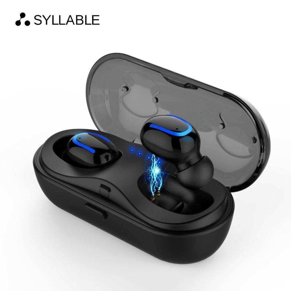 SYLLABLE HBQ-Q13S TWS Bluetooth V5.0 Earphones True Wireless Stereo Earbuds Bluetooth Headset for Phone SYLLABLE HBQ-Q13S - DRE's Electronics and Fine Jewelry