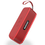 Lewinner 802 Mini Bluetooth speaker Portable Wireless Clumn Home Theater Sound System 3D stereo Music - Red - Speakers