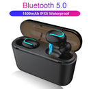 Bluetooth 5.0 Earphones TWS Wireless Headphones Blutooth Earphone Handsfree Headphone Sports Earbuds Gaming Headset - DRE's Electronics and Fine Jewelry