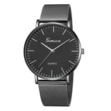 Quartz Watch Men Women Mesh Stainless Steel Watchband High Quality Casual Wristwatch - DRE's Electronics and Fine Jewelry: Online Shopping Mall