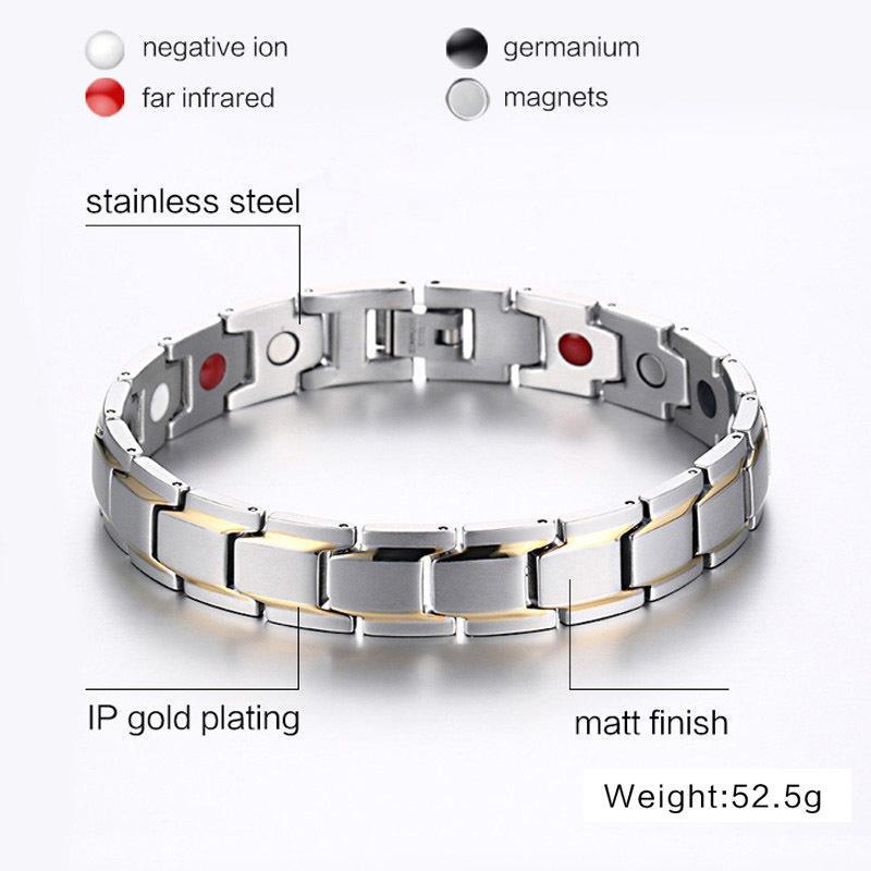 Vnox Trendy Magnet Bracelet Bangle for Women Men - DRE's Electronics and Fine Jewelry