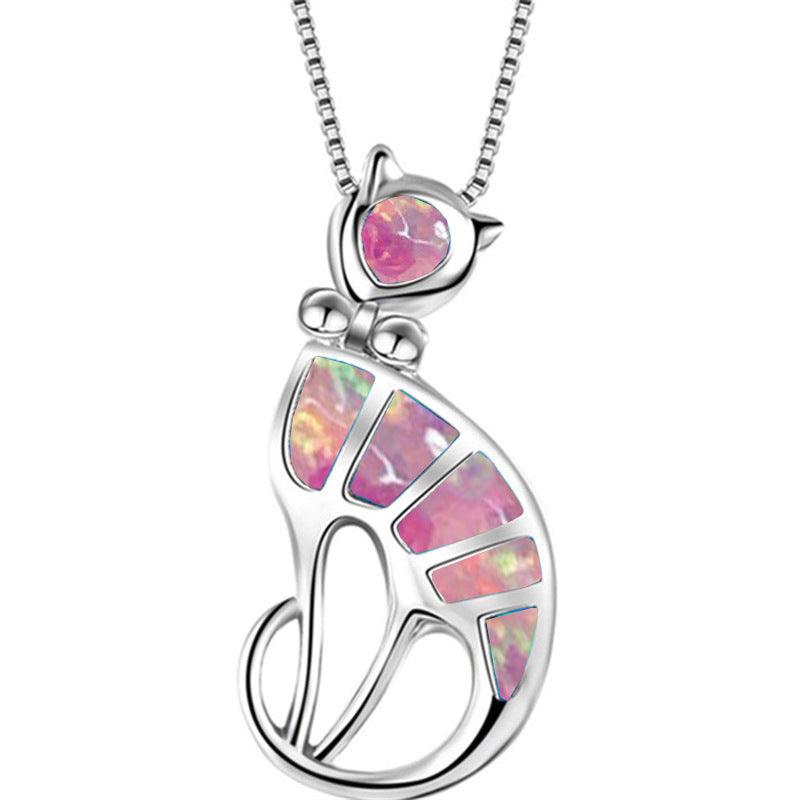 Epoxy cat necklace pendant fashion jewelry - DRE's Electronics and Fine Jewelry