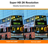 Deelife Car DVR Camera Dash Cam Video Recorder 1296p 1080p Full HD Vehicle Dashcam with Rear View Black Box for Auto Registrator