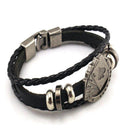 Vintage Cowhide Playing Card Bracelet Three Layer Woven Cowhide Fashion Hand Strap European and American Men Women Accessories - DRE's Electronics and Fine Jewelry