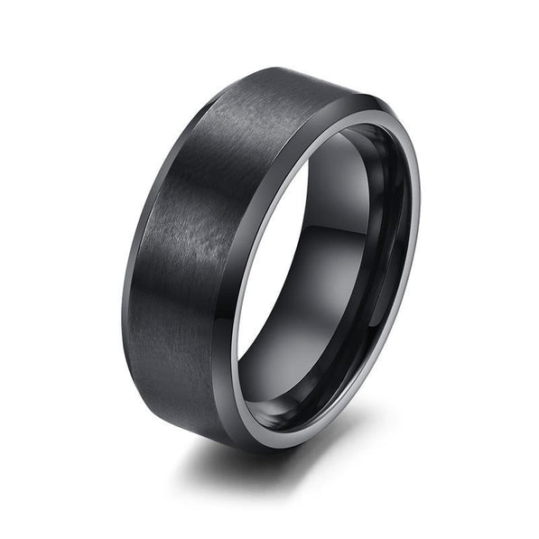 Vnox 316l stainless steel men women ring