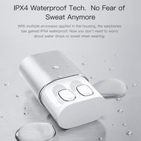 IPX4 Waterproof QCY T1 PRO TWS Touch Control Bluetooth Earphones Wireless Headset Noise Cancelling with MIC,750mAh Charging Case - DRE's Electronics and Fine Jewelry