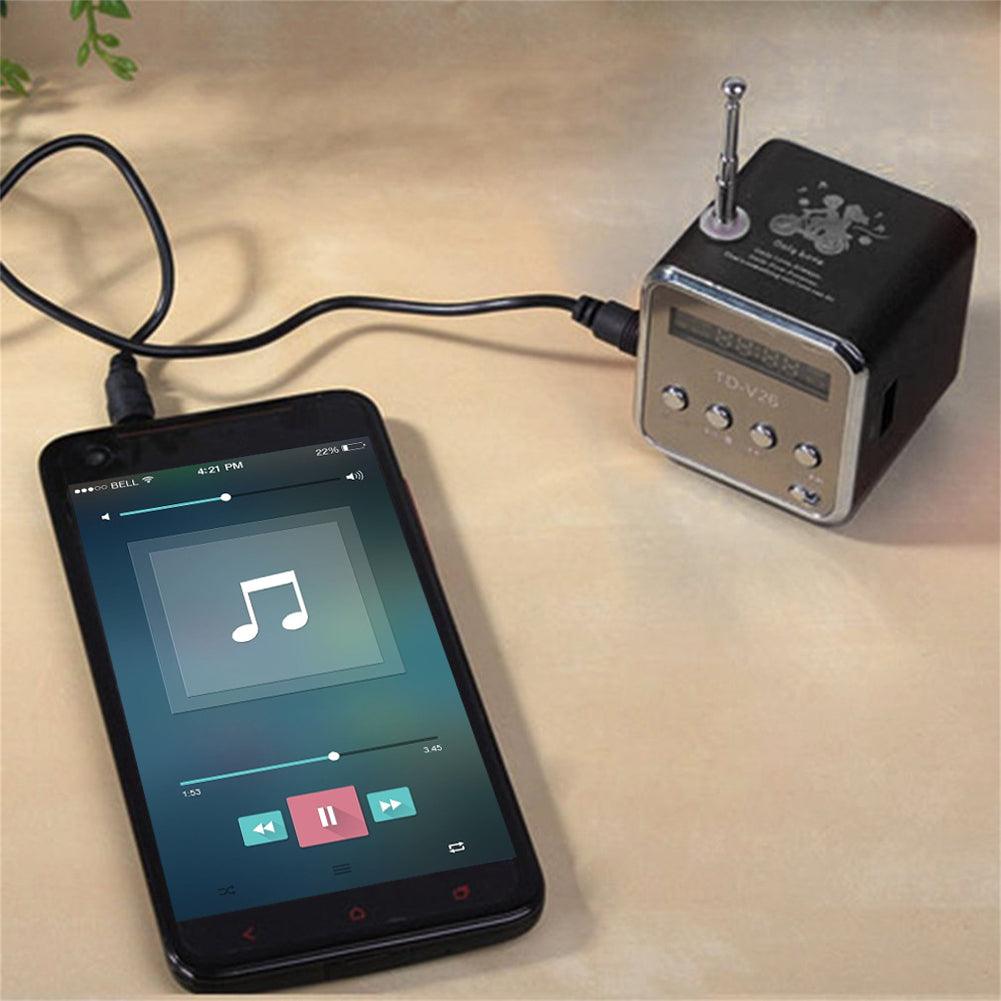 Portable USB Mini Stereo Speaker Wireless Music Player Radio MP3 MP4 Laptop - DRE's Electronics and Fine Jewelry