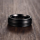 Vnox 8mm Men Ring Titanium Carbide Men's Jewelry - DRE's Electronics and Fine Jewelry