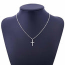 Vienkim Summer Gold Chain Cross Necklace Small Gold Cross Religious Jewelry Women's necklace - DRE's Electronics and Fine Jewelry