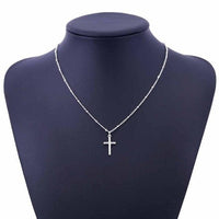 Vienkim Summer Gold Chain Cross Necklace Small Gold Cross Religious Jewelry Women's necklace - DRE's Electronics and Fine Jewelry