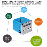 Mini TD-V26 Digital FM Radio Speaker Portable FM Radio Receiver With LCD Stereo Loudspeaker Support Micro TF Card A2