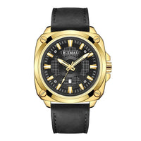 RUIMAS Men's Quartz Watch - Leather Strap - DRE's Electronics and Fine Jewelry