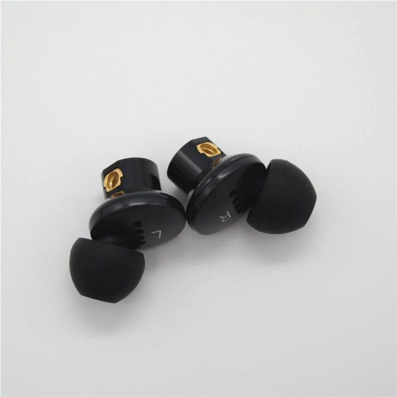 k3.5mm In Ear Earphone Double Dynamic Drive HIFI Earphone Bass DJ Metal Earphone Detachable Headset