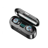 Wireless Earphone Bluetooth V5.0 F9 TWS Wireless Bluetooth Headphone LED Display With 2000mAh Power Bank Headset With Microphone - DRE's Electronics and Fine Jewelry: Online Shopping Mall