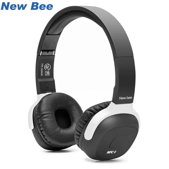 New Bee Wireless Bluetooth Headphone Stereo Portable Folder Headset Earphone with Sport App Microphone NFC for Phone Computer TV - DRE's Electronics and Fine Jewelry: Online Shopping Mall