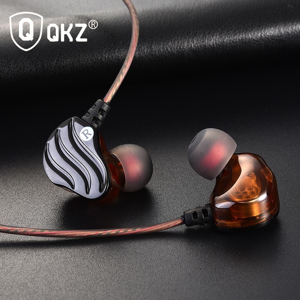 Earphones QKZ KD4 fone de ouvido Mini Dual Driver Original hybrid dual dynamic driver Headphone mp3 DJ Headset auriculares - DRE's Electronics and Fine Jewelry