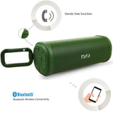 MIFA F5 Bluetooth Wireless Stereo Speaker outdoor protable blutooth 4.0 DSP 3D surround stereo sound Micro USB card - green - Speakers