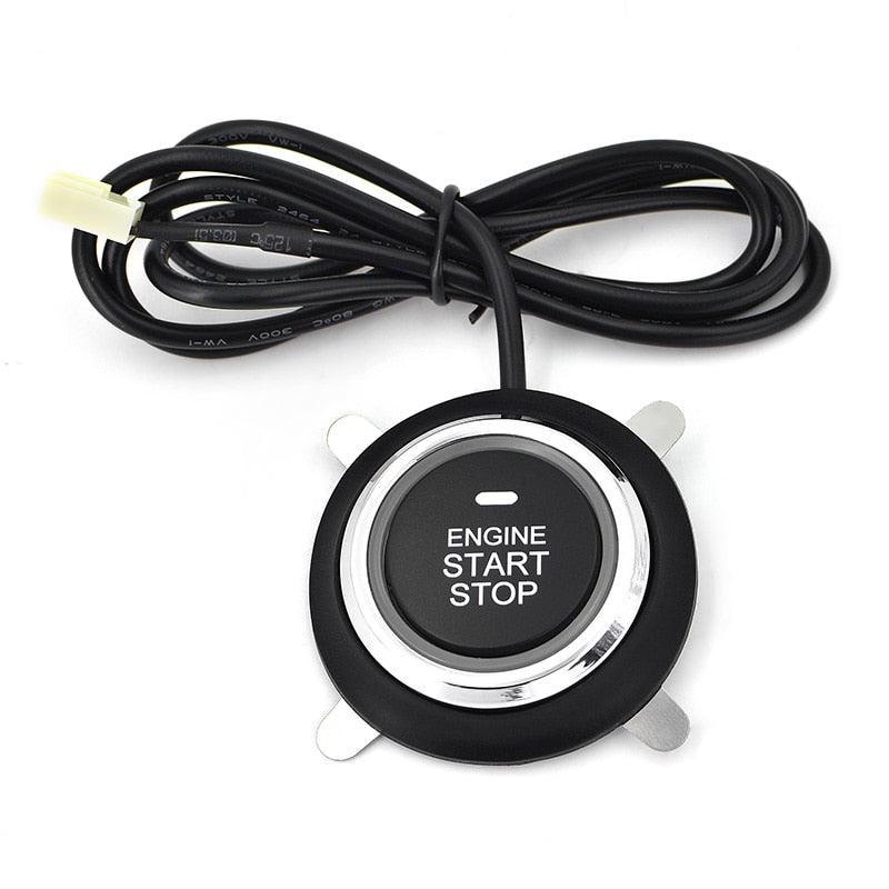 Autostart car start stop button Engine system push button keyless entry system 12v car alarm sysem