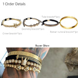 Hot Sale Classical Handmade Braiding Bracelet Gold Hip Hop Men Pave CZ Zircon Crown Roman Numeral Luxury Jewelry - Women Bracelets