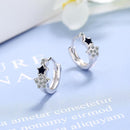 XIYANIKE 925 Sterling Silver Prevent Allergy Handmade Earrings for Women Trendy Elegant Star Geometric Crystal Jewelry Gifts - DRE's Electronics and Fine Jewelry