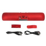 TOPROAD Portable Wireless Bluetooth Speaker Super Bass Stereo Dual Loudspeaker TF FM Radio USB LCD - Speakers