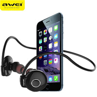 Awei A845BL Bluetooth Headphones Stereo Earphone Wireless fone de ouvido Neckband Sport Headset - DRE's Electronics and Fine Jewelry