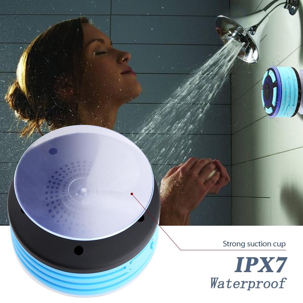 TOPROAD Waterproof Wireless Stereo Bluetooth Speaker Portable Shower Sounders LED Light Handsfree - DRE's Electronics and Fine Jewelry