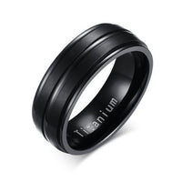 Vnox 8mm Men Ring Titanium Carbide Men's Jewelry - DRE's Electronics and Fine Jewelry