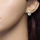 1 SET Fashion Elegant Women Jewelry Creative Dolphin Necklace Pendant Rhinestone Earrings Alloy Ear Studs for Wedding Party - DRE's Electronics and Fine Jewelry