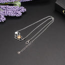 Silver Necklaces for Women Girl Heart Honeycomb Bee Animal Pendant Choker Necklace Jewelry - DRE's Electronics and Fine Jewelry