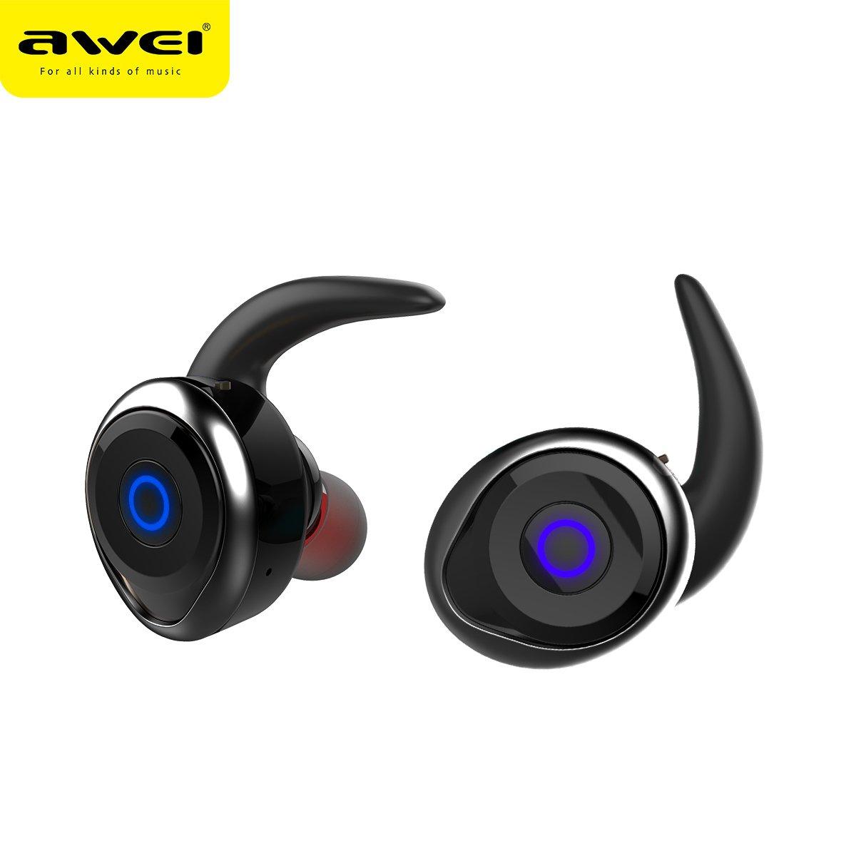 AWEI T1 TWS Bluetooth Earphone Mini Bluetooth V4.2 Headset Double Wireless Earbuds Cordless Headphones Kulakl k Casque - DRE's Electronics and Fine Jewelry