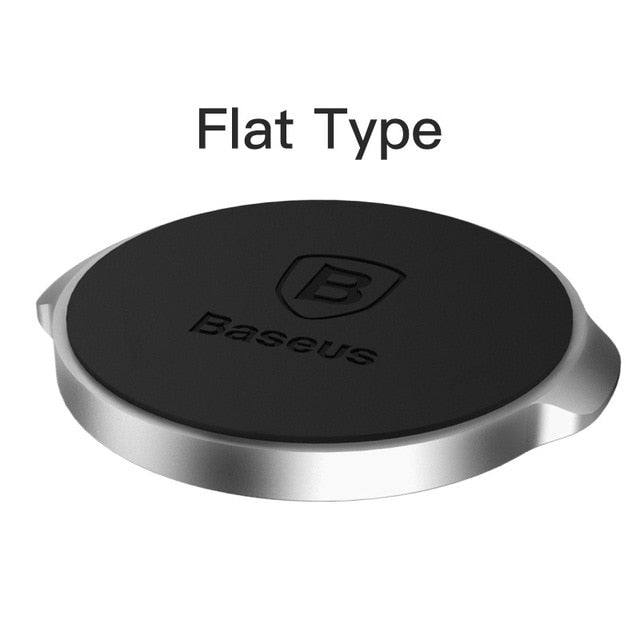 Baseus Magnetic Car Holder For Phone Universal Mobile Cell Stand Air Vent Mount GPS - Sliver Flat - Accessories