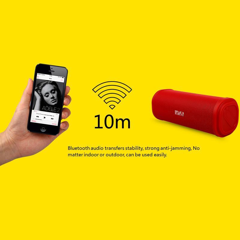 MIFA F5 Bluetooth Wireless Stereo Speaker outdoor protable blutooth 4.0 DSP 3D surround stereo sound Micro USB card - DRE's Electronics and Fine Jewelry