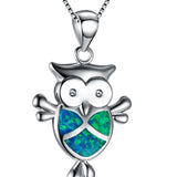 Silver Filled Blue Sea Turtle Pendant Necklace for Women - A044 / 50cm - Sets