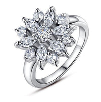 BAMOER Finger Ring with AAA Cubic Zircon Engagement Jewelry #6 7 8 9 JIR029 - DRE's Electronics and Fine Jewelry