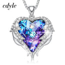 Cdyle Angel Wings Necklace Crystals from Swarovski Necklaces Fashion Jewelry For Women Heart Of Angel Mother's Day Gifts - DRE's Electronics and Fine Jewelry